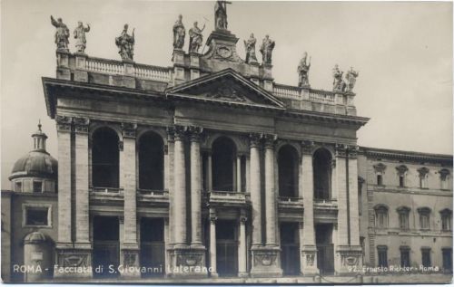 Rom: Facciata di S. Giovanni Laterano,Ernesto Richter AKU1