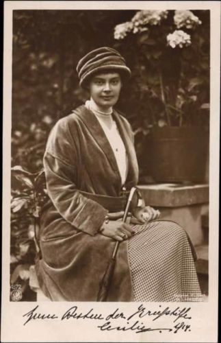 1914 Kronprinzessin Cecilie, Spruch, Kriegs-Wohlfahrtskarte
