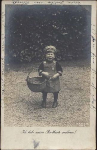 1919 Humor, weinendes Kind, -Ich habe meine Brotkarte verloren!-,Wilhelm Köhler