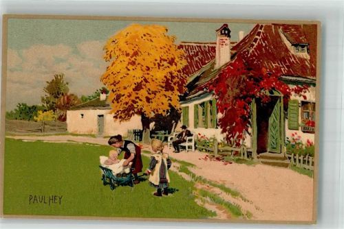 Meissner u. Buch Serie 1550 Herbstsonnenschein Kinder Baby