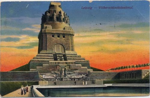 1914 Leipzig, Völkerschlachtdenkmal,Hermann Ludewig
