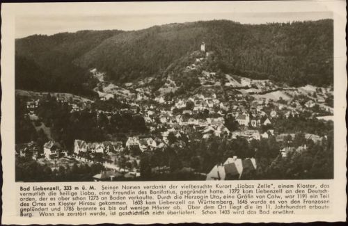um 1930-40 Bad Liebenzell, gewellter Rand,Franckh Verlag