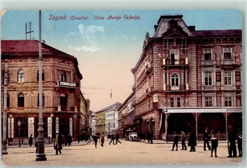 Zagreb 1914 Ulica Matije Valerije Oldtimer