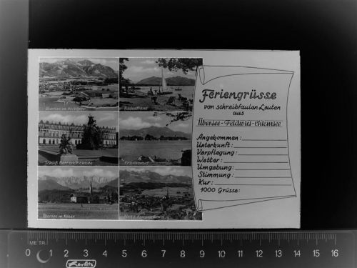 Übersee Mehrfachbildkarte