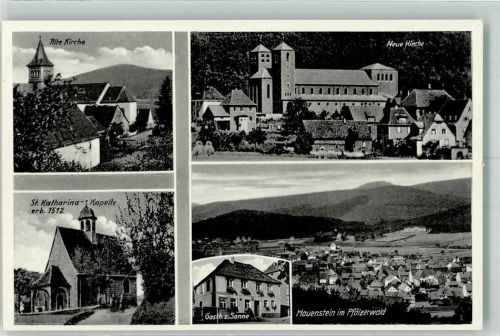 Hauenstein Alte Kirche Neue Kirche St. Katharina Kapelle Gasthaus Zur Sonne Karl Bärmann