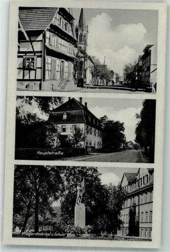 Nußbach Hauptstraße Kriegerdenkmal Schule