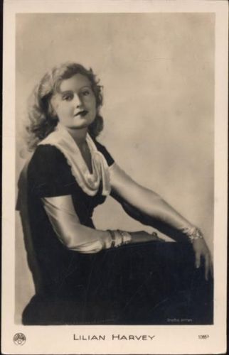 um 1930/40 Lilian Harvey, Schaupielerin, Nr. 1085,Europe
