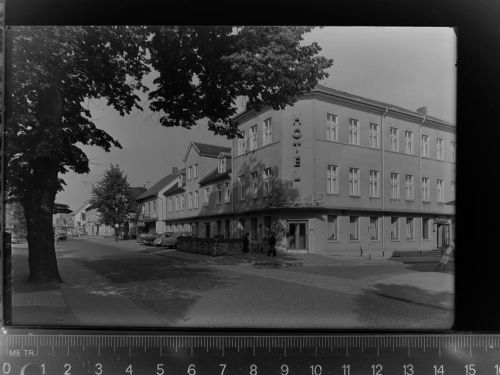 32545 W4970 Bad Oeynhausen GLASNEGATIV Hotel Bosse