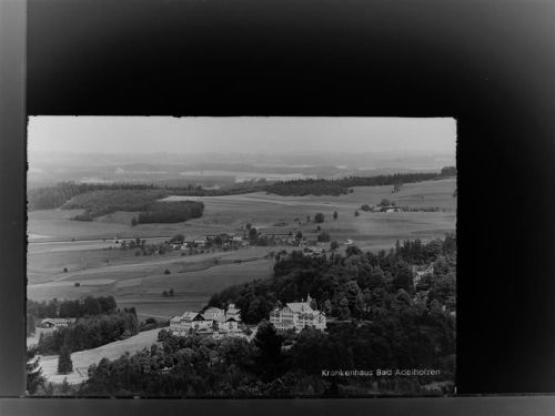 83313 W8227 Bad Adelholzen , Kr Traunstein, Oberbay GLASNEGATIV Krankenhaus