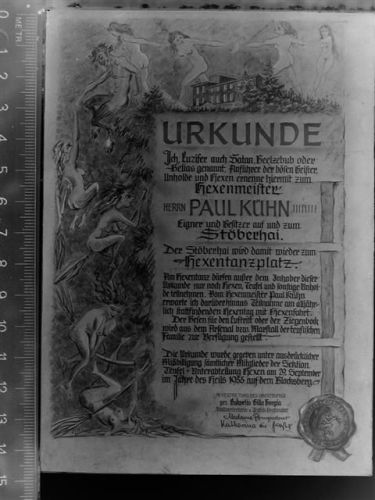 Bad Sachsa Urkunde Stöberhai