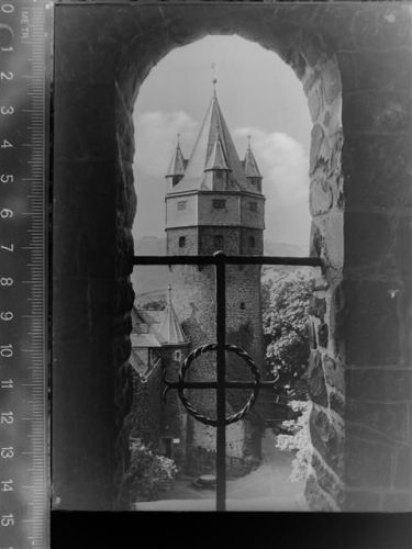 58762 W5990 Altena , Westf GLASNEGATIV Turm