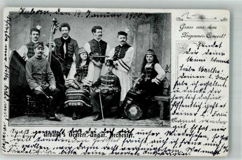 1900 Urbanys Österr.- Ungar. Orchester Zigeuner Konzert