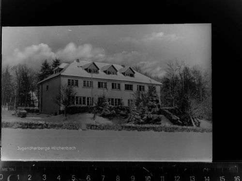 57271 W5912 Hilchenbach , Siegerland GLASNEGATIV Jugendherberge