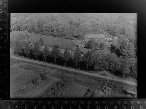 48249 W4408 Buldern GLASNEGATIV Schloss