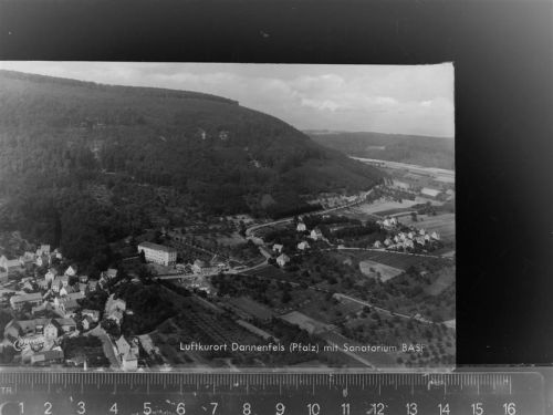 67814 W6765 Dannenfels , Pfalz GLASNEGATIV Sanatorium BASF
