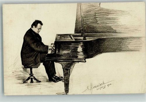 E. Humperdinck sign. S. Hoenisch 1910 Leipzig