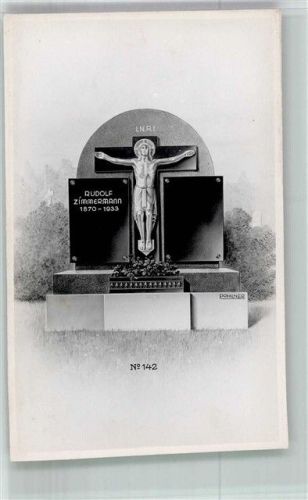 Nr. 142 Grabmal Rudolf Zimmermann 1870-1933