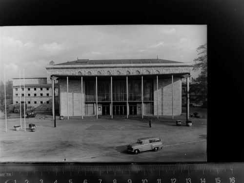 45468 W4330 Mülheim an der Ruhr GLASNEGATIV Stadthalle