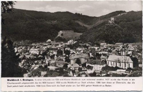 1950 Waldkirch, Ansicht,Ernst Rathgeber AKU1