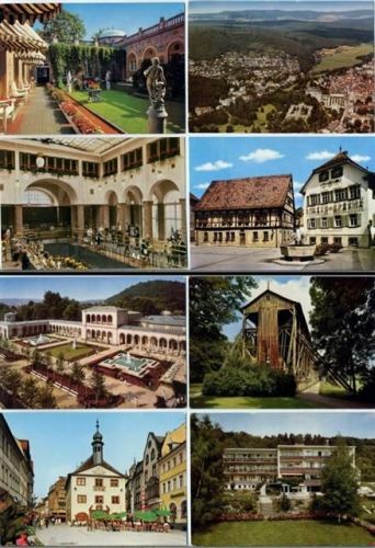 Bad Kissingen, 12 tolle AK, ersten 6 abb., Kurgarten, Gardierwerk, Am Markt, Sanatorium, Am Rathausplatz, Brunnenhalle, 2 x Ansicht, Schmuckhof, Witt