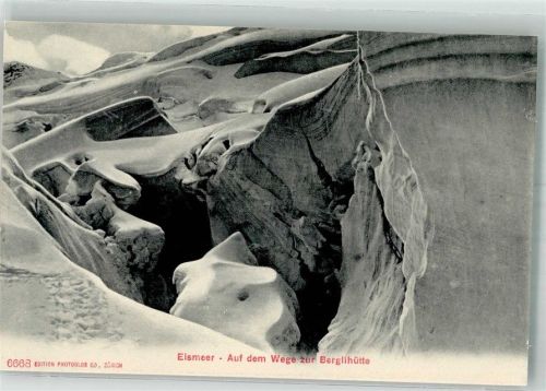 Eismeer Auf d. Wege z. Berglihütte Photoglob Co. 6668
