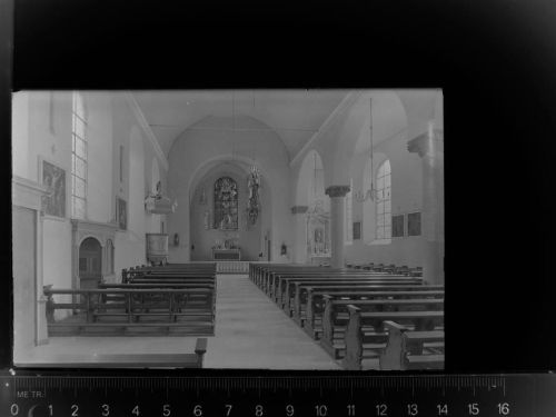 46325 W4280 Borken , Westf GLASNEGATIV Kirche
