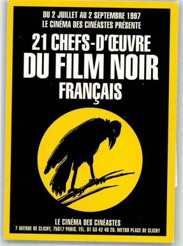 21 Meisterwerke des französischen Film Noir