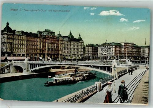 Wien Franz Josef-Quai Marienbrücke