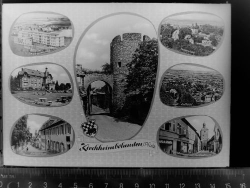 67292 W6719 Kirchheimbolanden GLASNEGATIV Mehrfachbildkarte