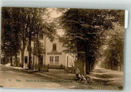 Spa 1915 Gasthaus Feldpost WK I Militär Genesungsheim
