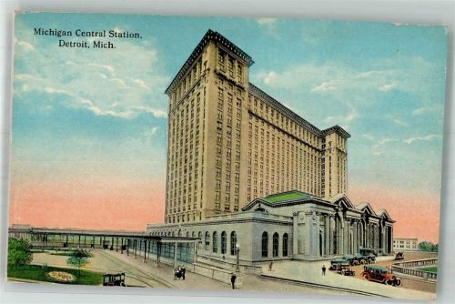 Detroit Hauptbahnhof Auto