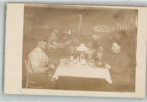 Rotes Kreuz Station Berlin Bahnhof III. Bataillon Landsturm Infanterie Reg. 10 8 te Armee Osten