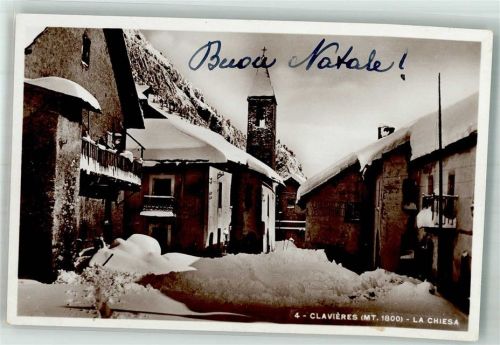 Clavieres 1937 Kirche