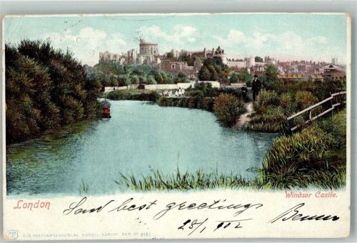 London 1902 Schloss Windsor Castle