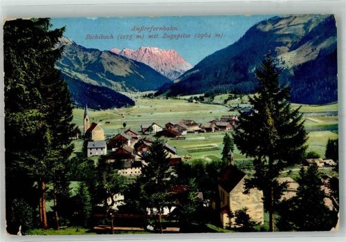 Bichlbach Feldpost Bahnpost Zug 1177 Photochromiekarte 13472