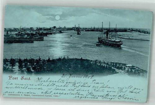 Port Said 1902 Hafen