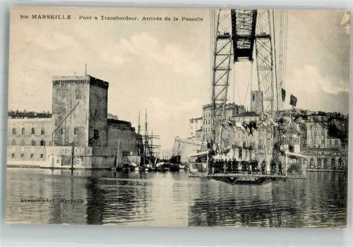 Marseille Hafen Pont a Transbordeur Schwebebrücke