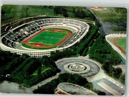 Roma 1960 Fliegeraufnahme Olympic Stadion