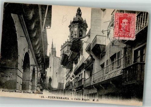Fuenterrabia Calle Mayor Marke bildseitig
