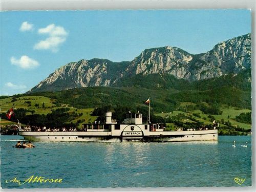 Attersee Dampfschiff Unterach