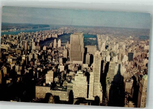 New York City Blick vom Empire State Building nach Nord