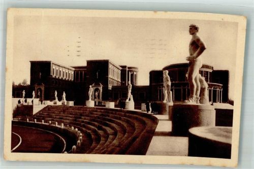 Roma 1938 Denkmal Foro Mussolini WK II