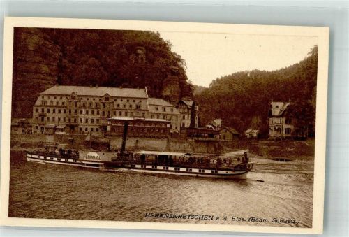 Hrensko Dampfschiffr Germania