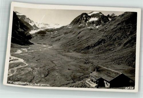 Amberger Hütte 1932 Gasthaus Berghütte