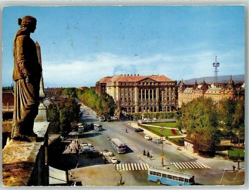 Zagreb 1967 Omnibus Auto Hotel Esplanade
