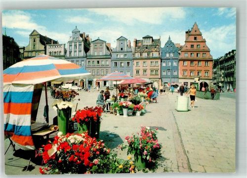 Breslau Marktszene Plac Solny