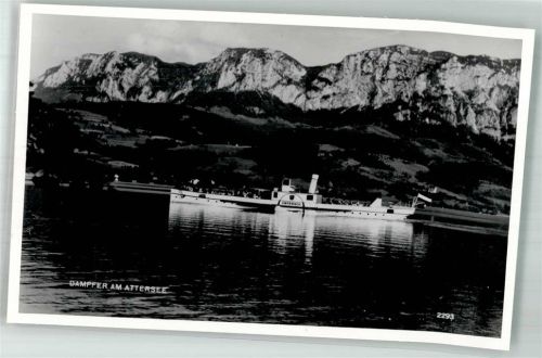 Attersee Raddampfer Unterbach