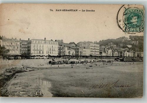 San Sebastian Schwimmbad la Concha Marke bildseitig