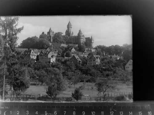 35619 W6333 Braunfels GLASNEGATIV Schloss