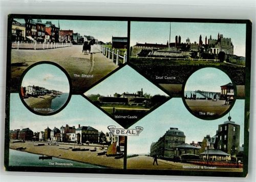 Deal Schloss Walmer Castle Promeande Pier Strand